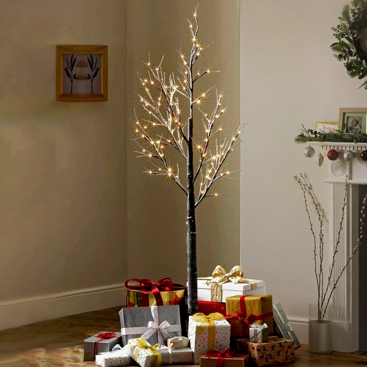 Tall LED Twig Tree